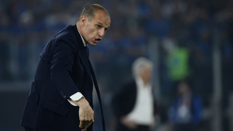 Juventus: Allegri suspendu deux matches après son exclusion en finale de la Coupe d’Italie