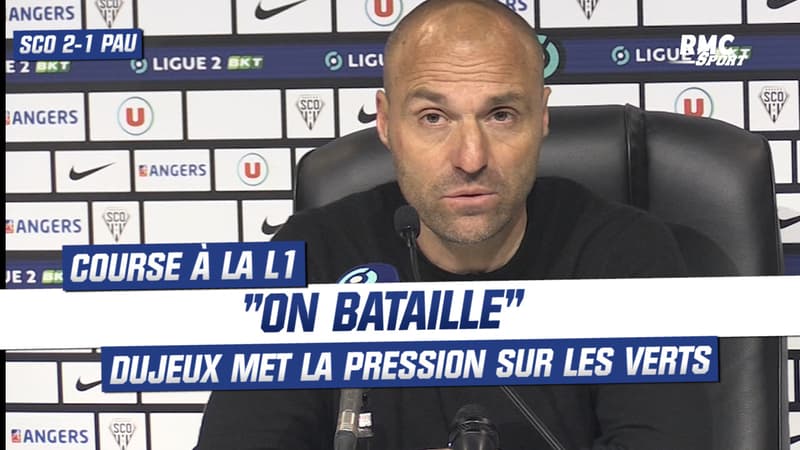 Angers 2-1 Pau: “On bataille”, coach Dujeux met la pression sur les Verts