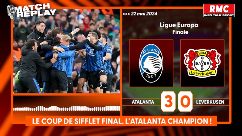 Atalanta 3-0 Leverkusen : Lookman s’offre un triplé pour remporter la C3, le goal replay