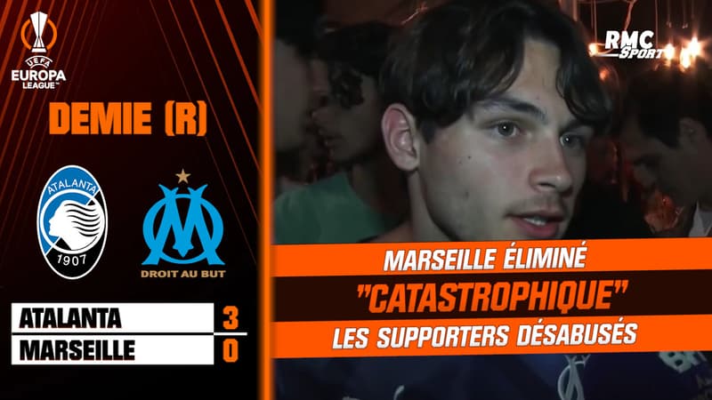 Atalanta 3-0 OM: “Catastrophique”, la déception des supporters marseillais