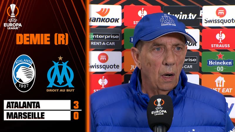Atalanta 3-0 OM : “Je pensais qu’on montrerait plus d’agressivité” regrette Gasset