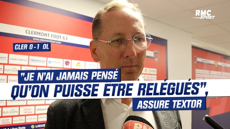 Clermont 0-1 OL : “Je n’ai jamais pensé qu’on puisse être relégués”, assure Textor