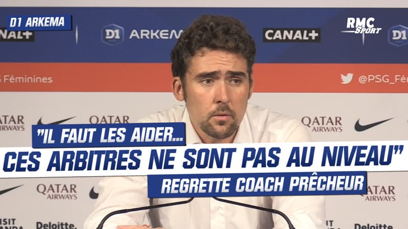 D1 – Le PSG (F) en finale: “Ces arbitres ne sont pas au niveau” tranche coach Prêcheur
