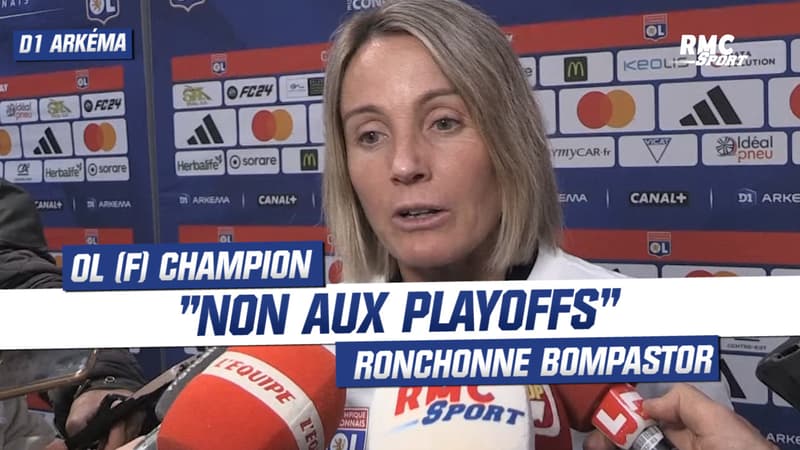 D1 / OL 2-1 PSG: “Non aux play-offs” ronchonne Bompastor malgré le 17e titre
