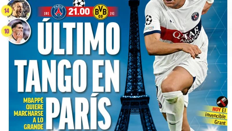 PSG-Dortmund: “Dernier tango à Paris”, comment la presse européenne aborde la dernière de Mbappé au Parc des Princes