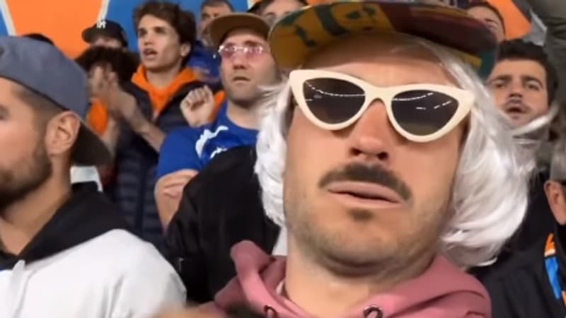 OM-Atalanta: Lucu et Ducuing, fans de Marseille, ont vu le match depuis le virage sud du Vélodrome (et déguisés)