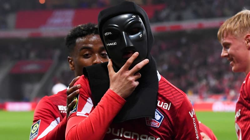 Lille-OL: pourquoi Zhegrova a célébré son but avec avec un masque noir