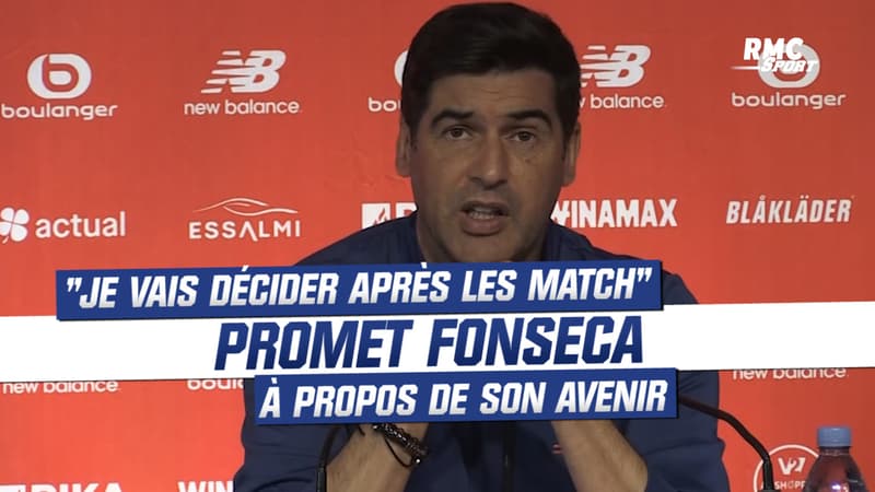 LOSC : “Je vais décider après le match” promet Fonseca à propos de son avenir