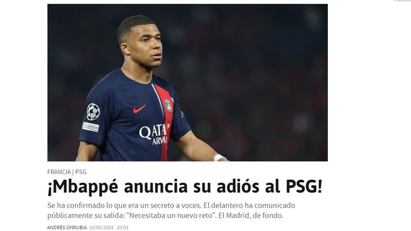 “Mbappé fait ses adieux au PSG”, la presse internationale s’enflamme pour l’annonce du Parisien