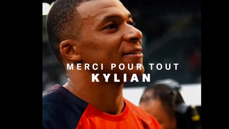 “Merci pour tout Kylian”, l’émouvante vidéo d’adieu de la Ligue 1 à Mbappé