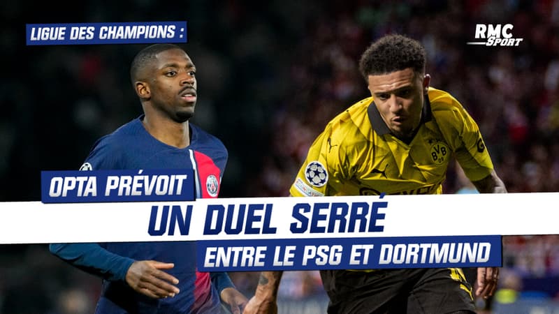 Ligue des Champions : Opta prévoit un duel serré entre le PSG et Dortmund