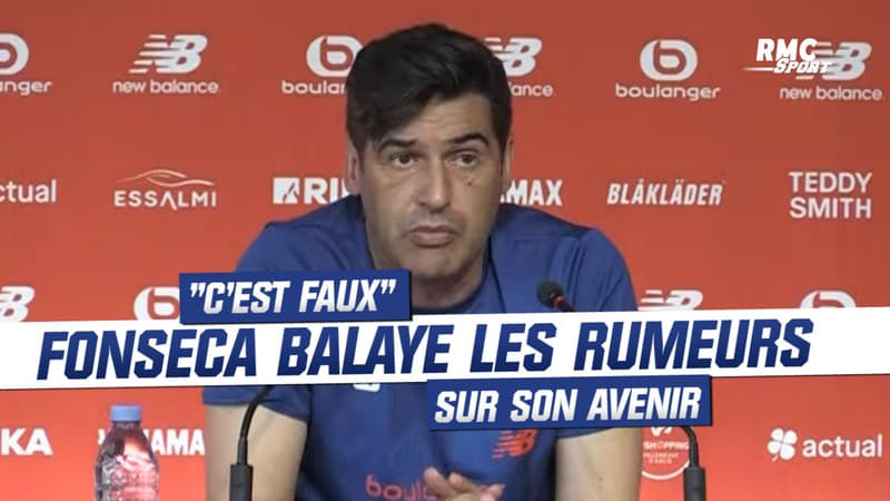 Lille : “Ce qui se dit n’est pas vrai”, Fonseca balaye les rumeurs sur son avenir