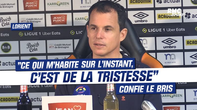 Lorient 5-0 Clermont : “Ce qui m’habite sur l’instant, c’est de la tristesse” confie Le Bris