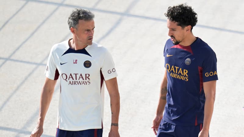 PSG: Marquinhos vante la franchise de Luis Enrique, un coach “qui ne cache pas les choses”