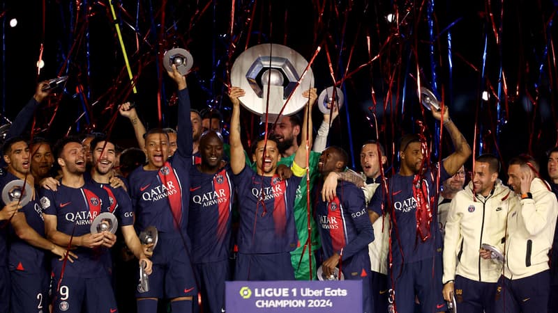 Le PSG s’offre une fête grandiose pour le titre de champion de France sans hommage à Mbappé, le récit en détails