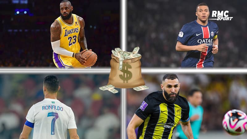 Mbappé, Benzema, Ronaldo… Le top 10 des sportifs les mieux payés en 2023-2024
