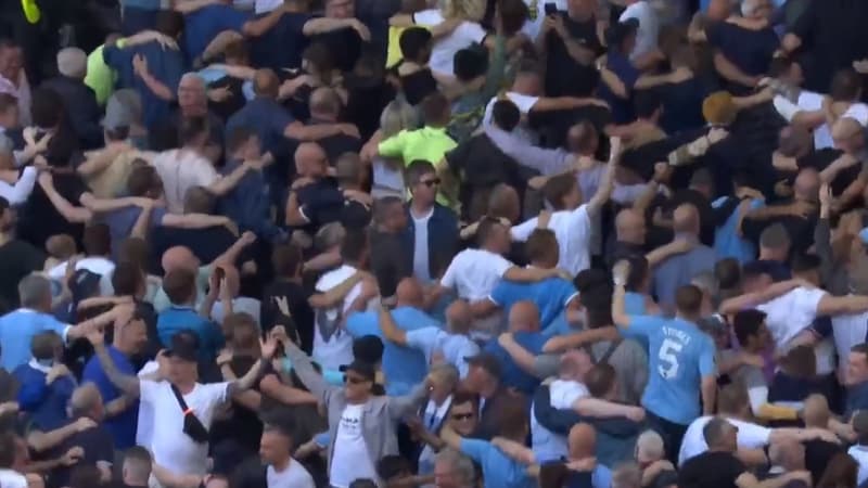 Premier League: l’image lunaire de Noel Gallagher au milieu des fans de Manchester City contre Fulham
