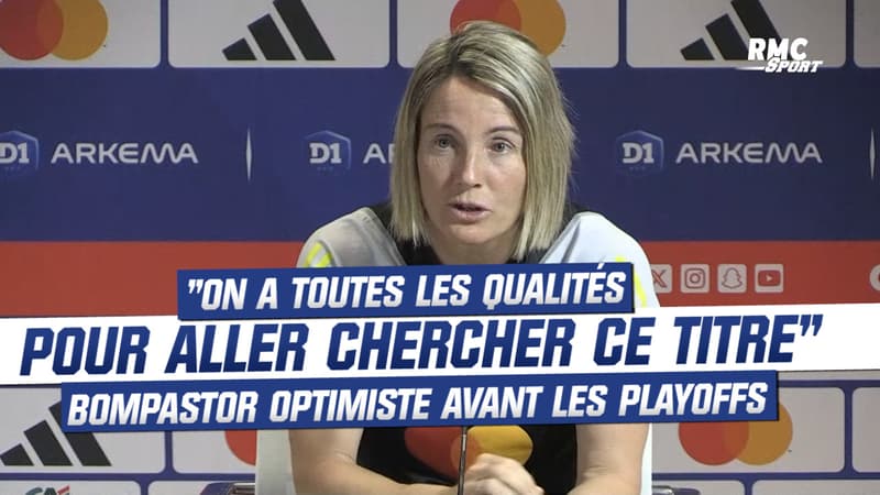 OL (F) : “On a toutes les qualités pour aller chercher ce titre”, Bompastor optimiste avant le début des playoffs