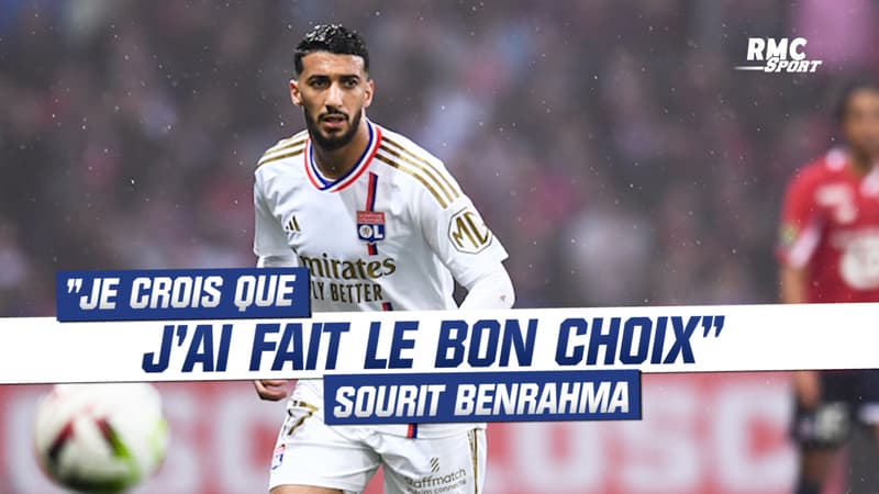OL : “Je pense que j’ai fait le bon choix de venir ici” sourit Benrahma