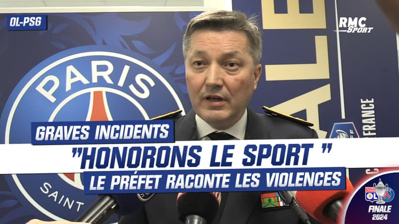 OL-PSG: “Honorons le sport plutôt que la violence” le Préfet raconte les graves incidents