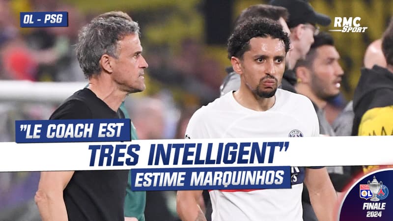 OL – PSG  : “Le coach est très intelligent”, Marquinhos valide le management de Luis Enrique