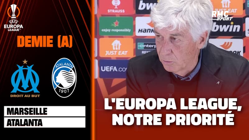 OM – Atalanta : “L’Europa League est notre priorité” prévient Gasperini