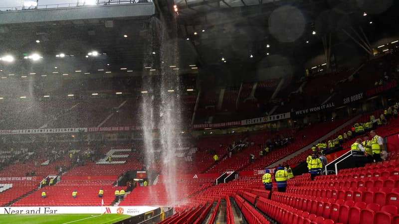Manchester United-Arsenal: les images impressionnantes d’Old Trafford inondé en plein match