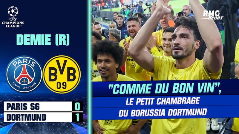 PSG 0-1 Dortmund : “C’est comme du bon vin”, le petit chambrage du BVB