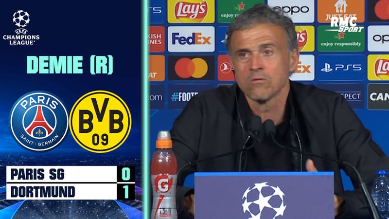 PSG 0-1 Dortmund : “Le seul responsable de cette élimination, c’est l’entraîneur” assume Luis Enrique