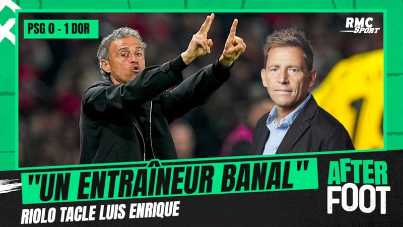 PSG 0-1 Dortmund : Luis Enrique, “un entraîneur banal” pour Riolo