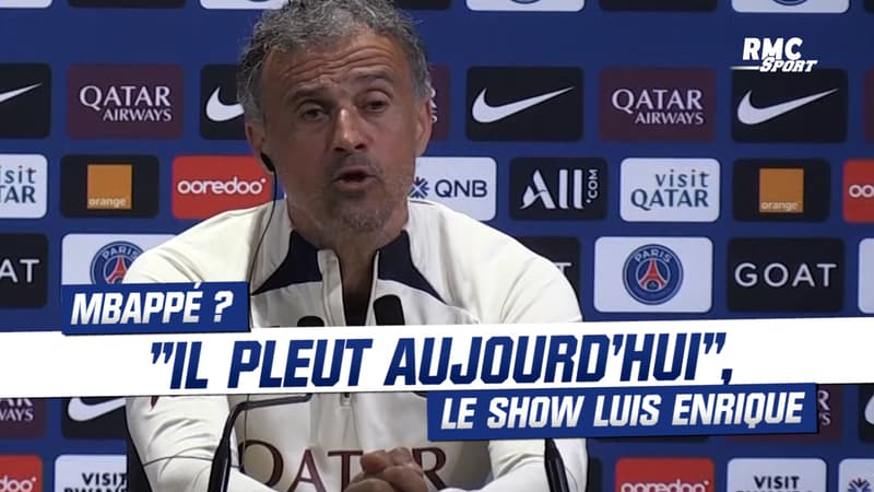 PSG : Interrogé sur Mbappé, Luis Enrique commente… la météo