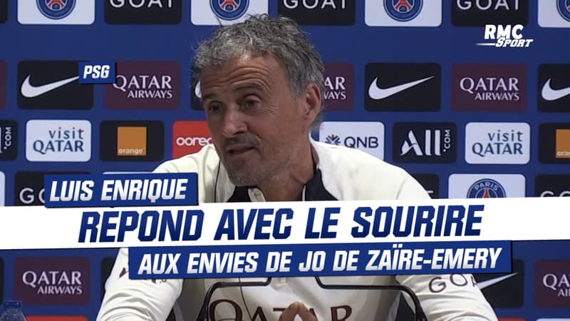 PSG : Zaïre-Emery aux JO 2024 ? “Moi aussi j’aimerais être beau, grand et blond…” sourit Luis Enrique