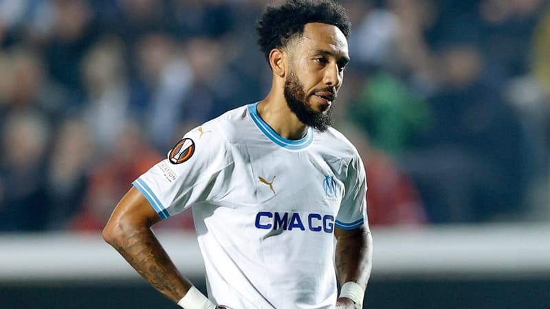 Reims-OM: inquiétude pour Aubameyang, victime de problèmes gastriques depuis plusieurs jours