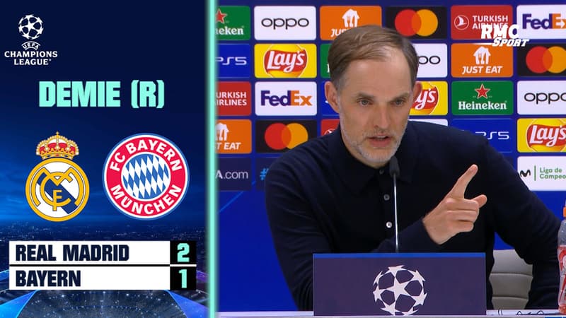 Real Madrid 2-1 Bayern Munich : “Ca ne serait pas arrivé de l’autre côté”, Tuchel ne digère pas l’élimination