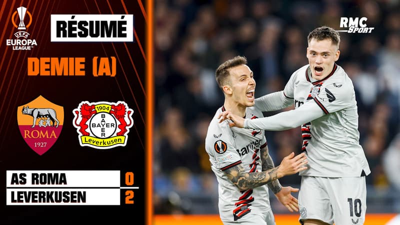 Résumé : AS Roma 0-2 Leverkusen – Ligue Europa (demi-finale aller)