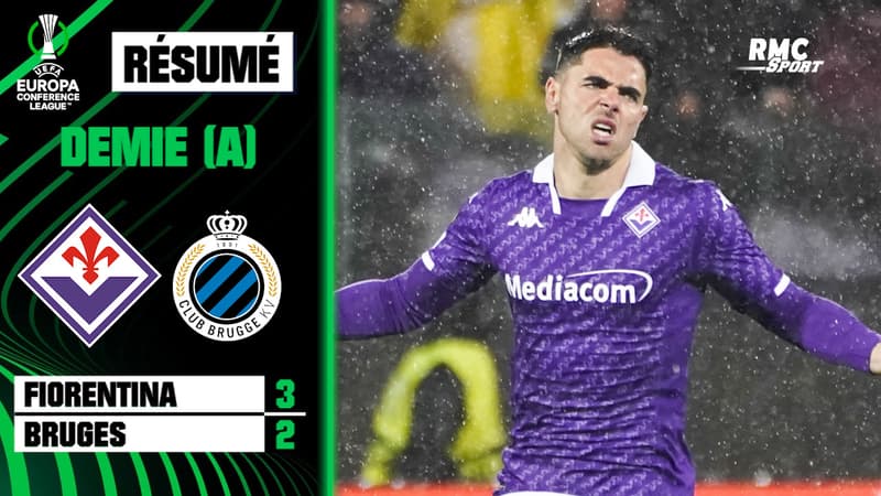Résumé : Fiorentina 3-2 Bruges – Conference League (demi-finale aller)