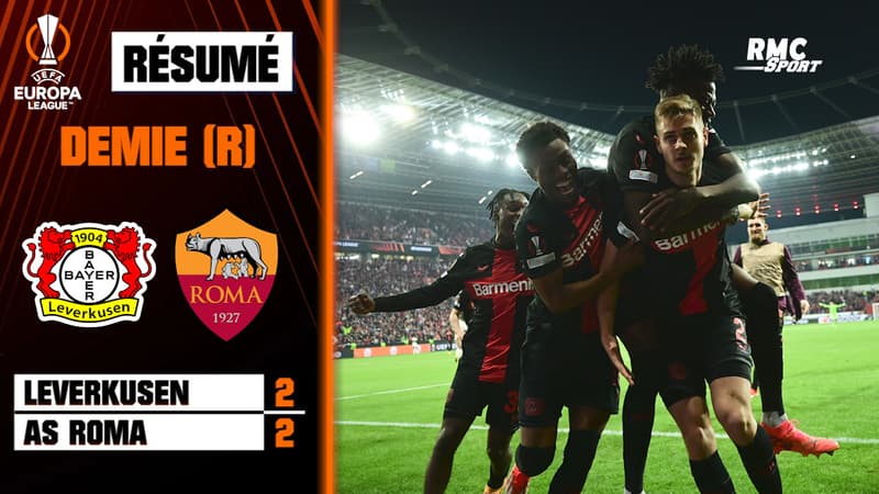 Résumé : Leverkusen (Q) 2-2 AS Roma – Ligue Europa (demi-finale retour)
