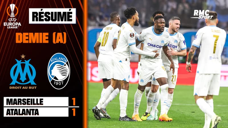 Résumé : OM 1-1 Atalanta – Ligue Europa (demi-finale aller)