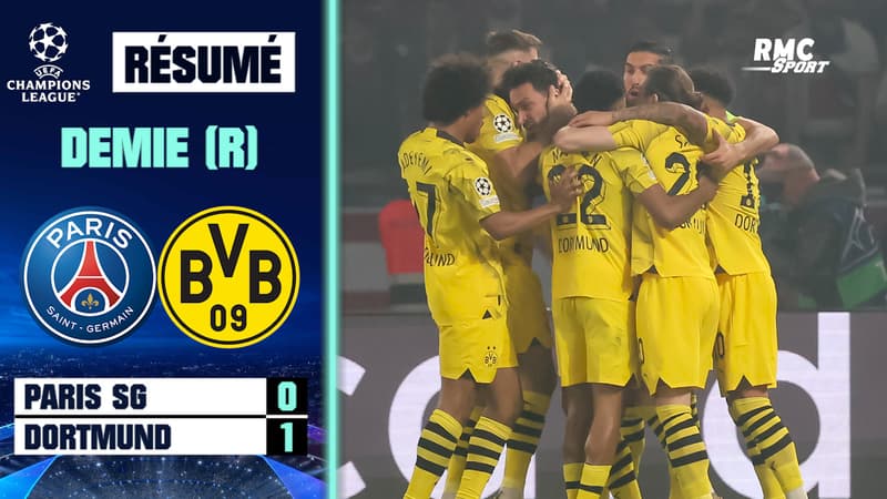 Résumé : Paris SG 0-1 Dortmund (Q) – Ligue des champions (demi-finale retour)