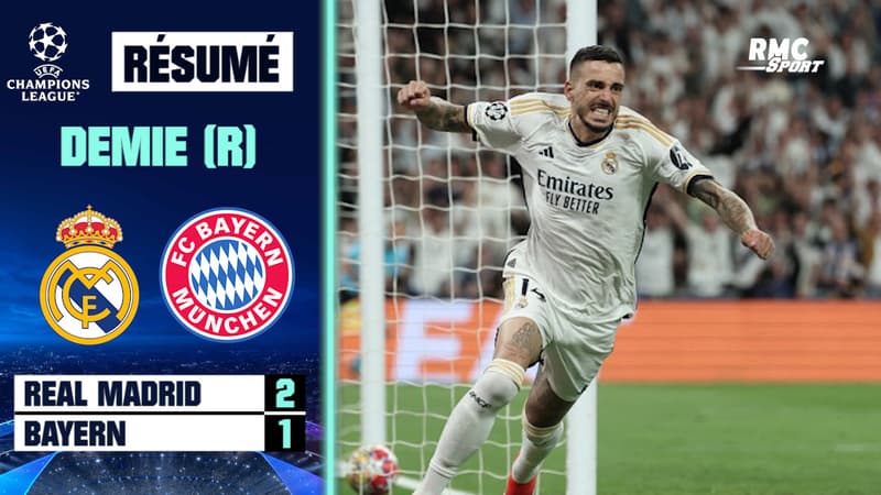 Résumé : Real Madrid (Q) 2-1 Bayern Munich – Ligue des champions (demi-finale retour)