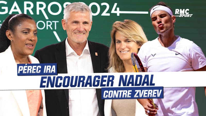 Roland-Garros : “Faut que je vienne le supporter” sourit Pérec après avoir “offert” Zverev à Nadal au 1er tour