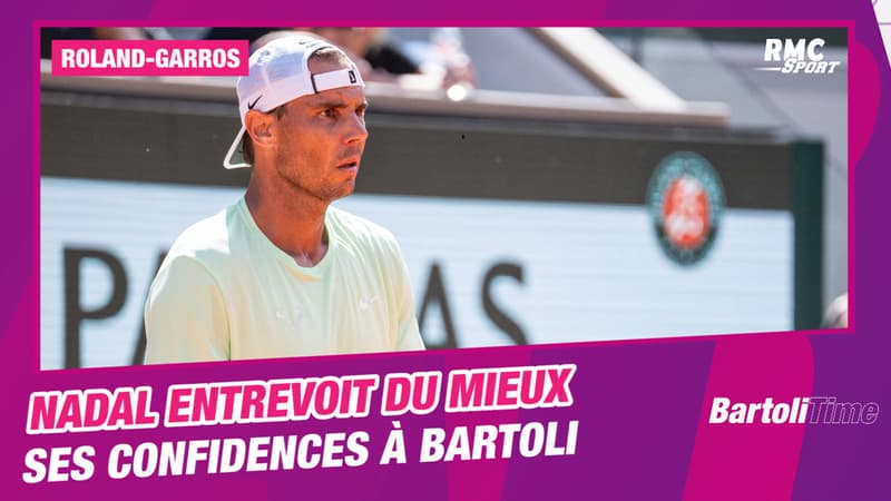 Roland-Garros: “Je commence à croire que les choses peuvent aller mieux” Nadal se confie à Bartoli
