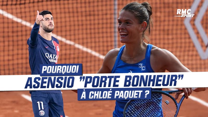 Roland-Garros / PSG : Pourquoi Asensio “porte bonheur” à Paquet ?