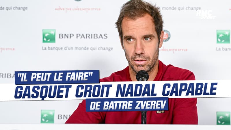 Roland-Garros : “S’il y en a un qui peut le faire, c’est bien Nadal” espère Gasquet