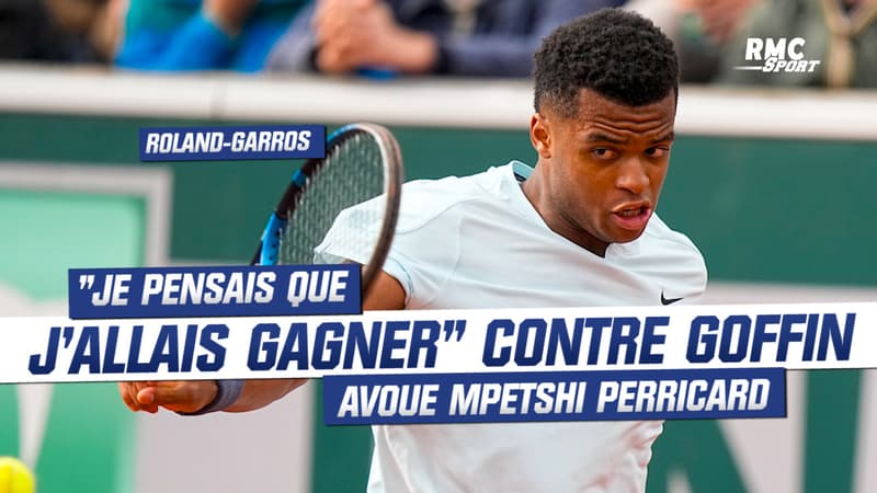 Roland-Garros : “je pensais que j’allais gagner” confie Mpetshi Perricard