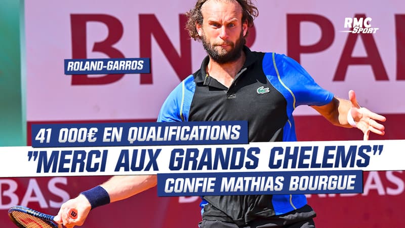Roland-Garros : “merci aux grands-chelems” Mathias Bourgue (289ème ATP) heureux du cash prize 2024