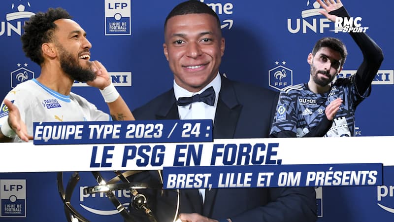 Trophées UNFP : prime au PSG, deux Brestois, l’OM et Lille présents… l’équipe type de L1 2023/24