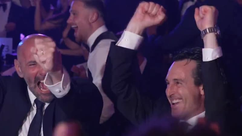 Emery, Digne, Martinez… L’immense joie des joueurs et du staff d’Aston Villa, qualifié pour la prochaine Ligue des champions