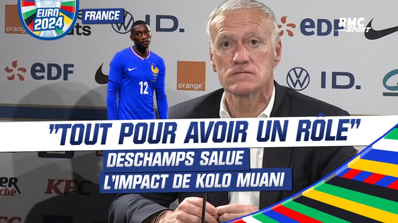 France 3-0 Luxembourg : Deschamps salue l’impact de Kolo Muani, “il fait tout pour avoir un rôle”