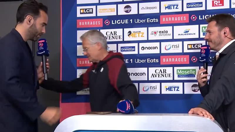 Metz: “Amusez-vous bien, au revoir”, Bölöni snobe la question d’un journaliste dans une séquence surréaliste